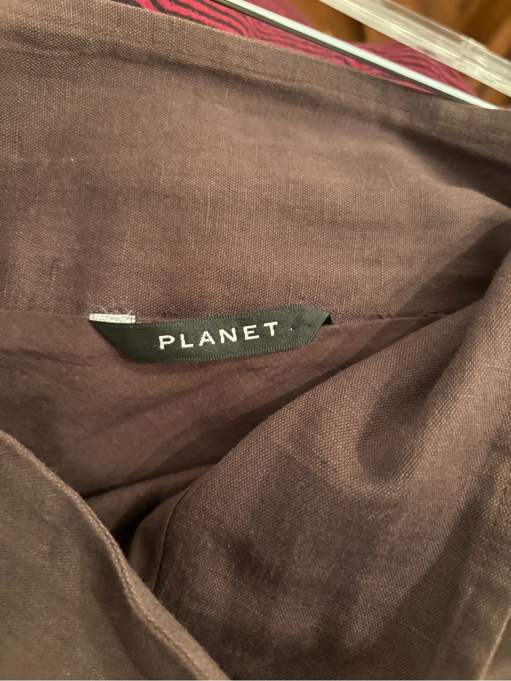 Fully lined Women's Brown A-Line Skirt from Planet - Picture 2 of 7